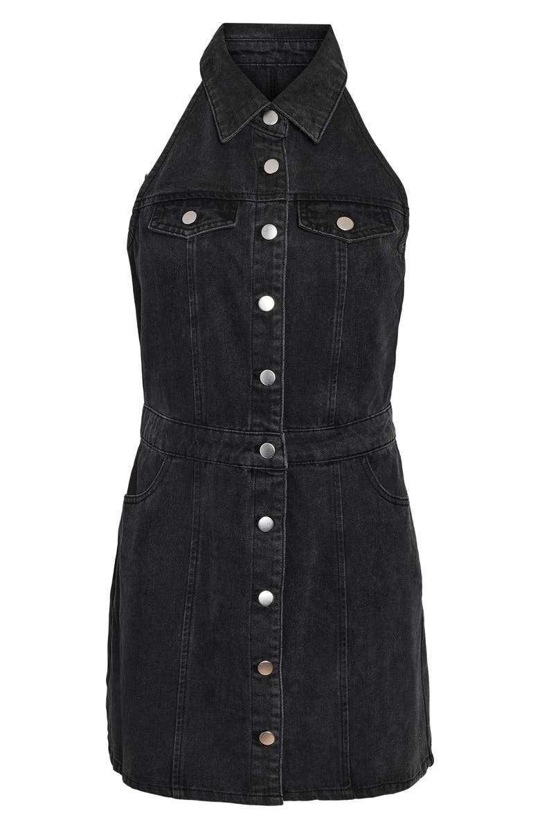 Noisy may Lardie Denim Shirtdress, Alternate, color, 