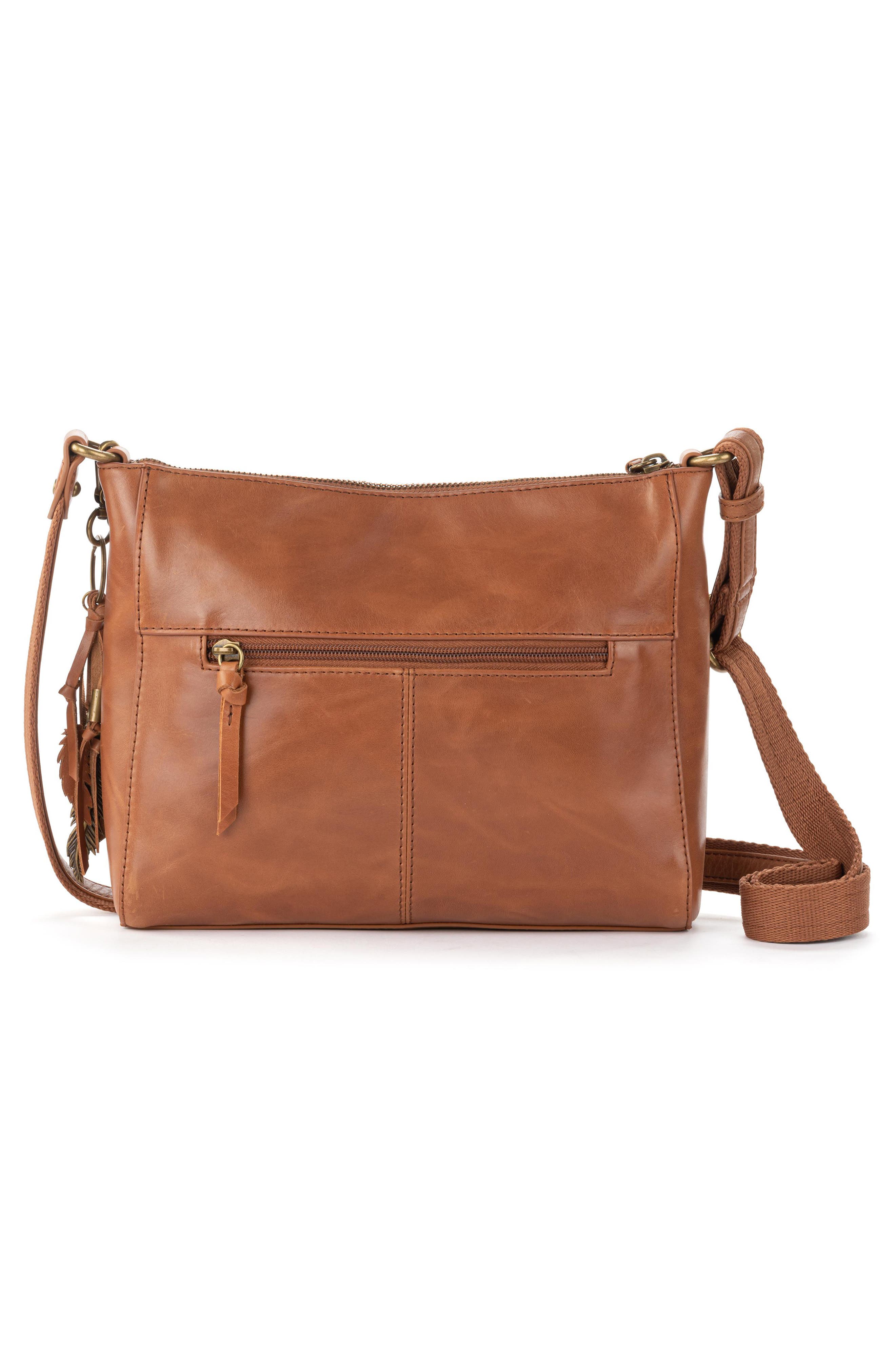 Alameda Leather Crossbody Bag, Alternate, color, TB FL EMB
