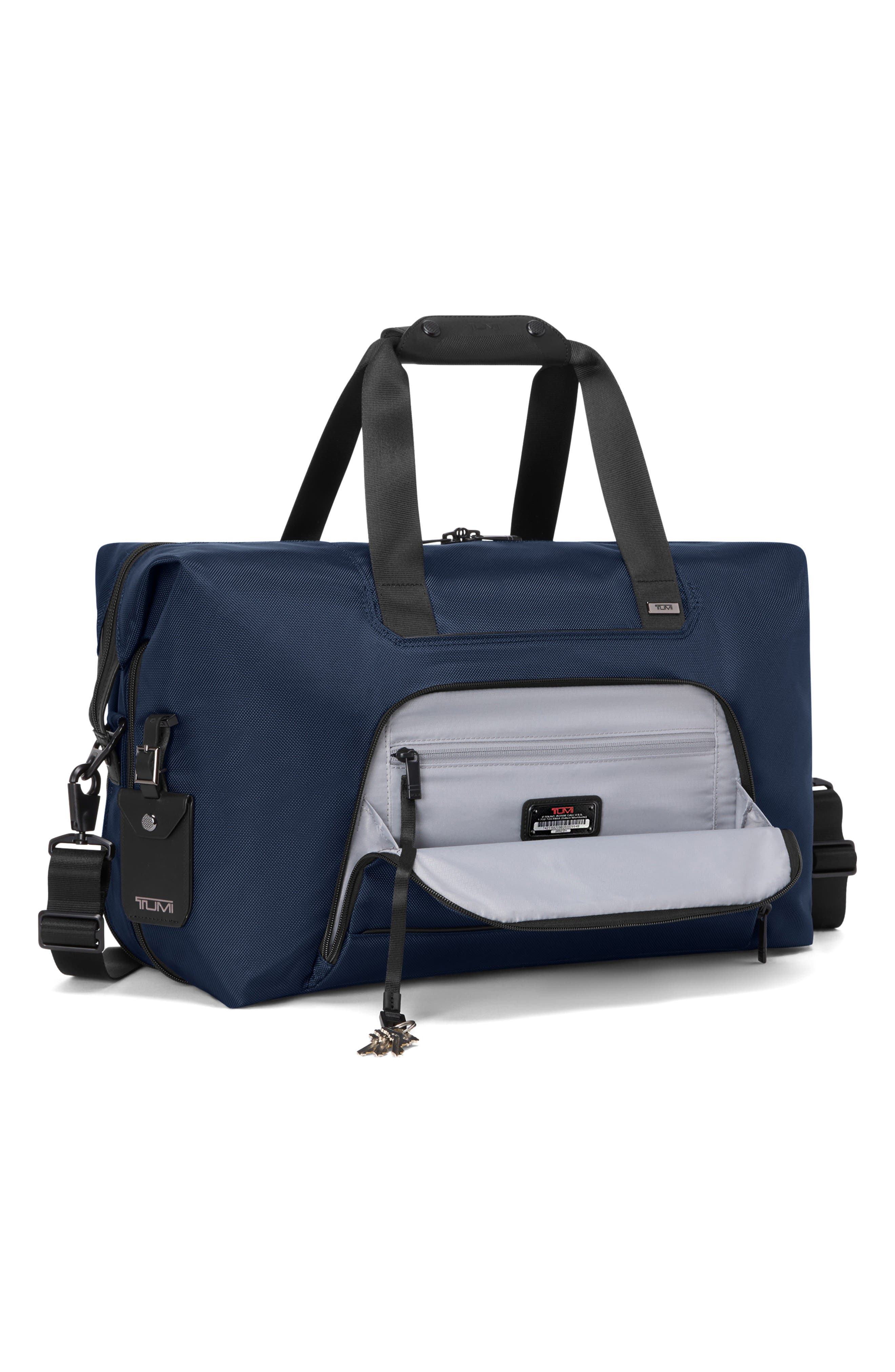 Double Expansion Duffel, Alternate, color, NAVY