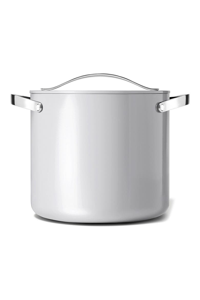 Nonstick Ceramic 12-Quart Stockpot with Lid, Alternate, color, GRAY