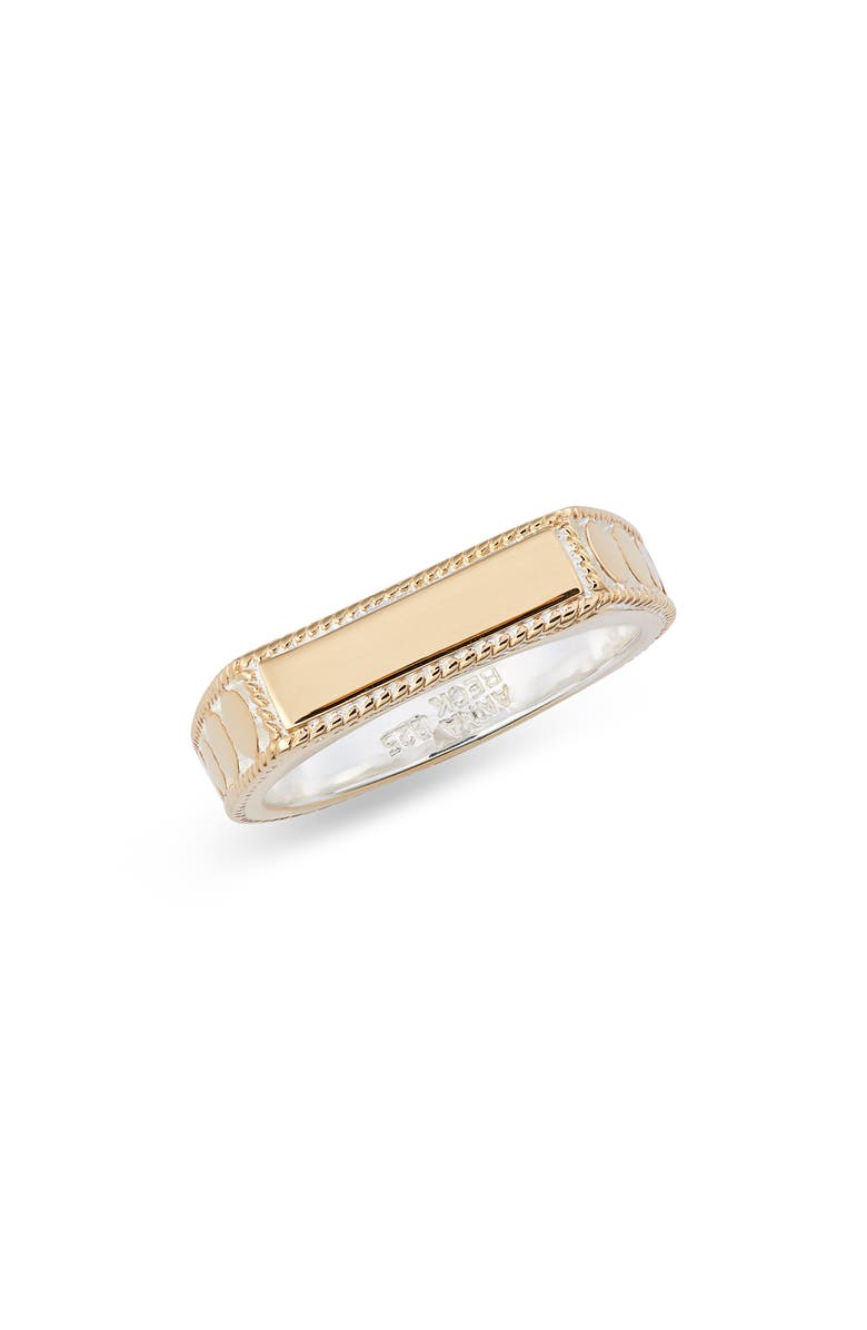 Anna Beck Smooth Bar Ring, Main, color, Gold