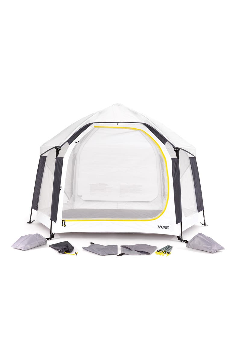 Veer Basecamp Pop-Up Play-Yard, Main, color, White