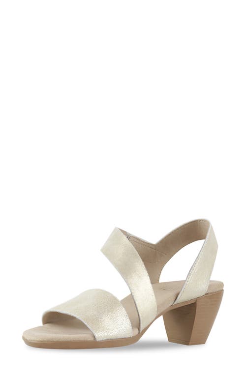 Munro Lucia Sandal In Gold