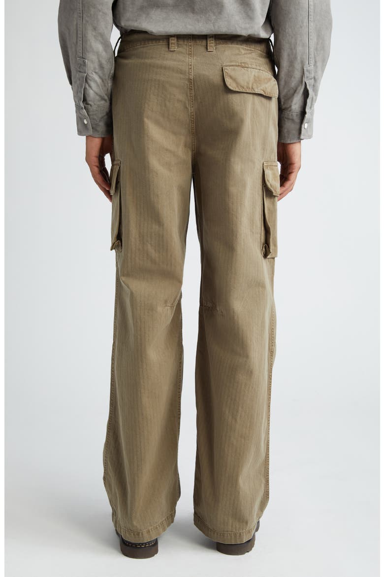 Mount Cotton Cargo Pants, Alternate, color, UNIFORM OLIVE HERRINGBONE
