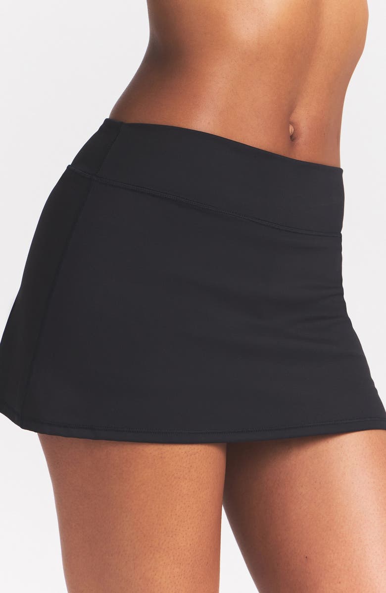 NikeSKIMS Matte Skort, Main, color, Nskm Obsidian