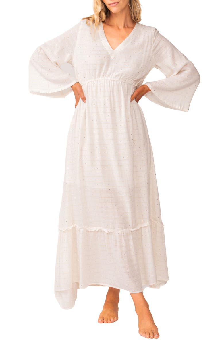 PQ SWIM WILLA LONG DRESS, Main, color, Water Lily