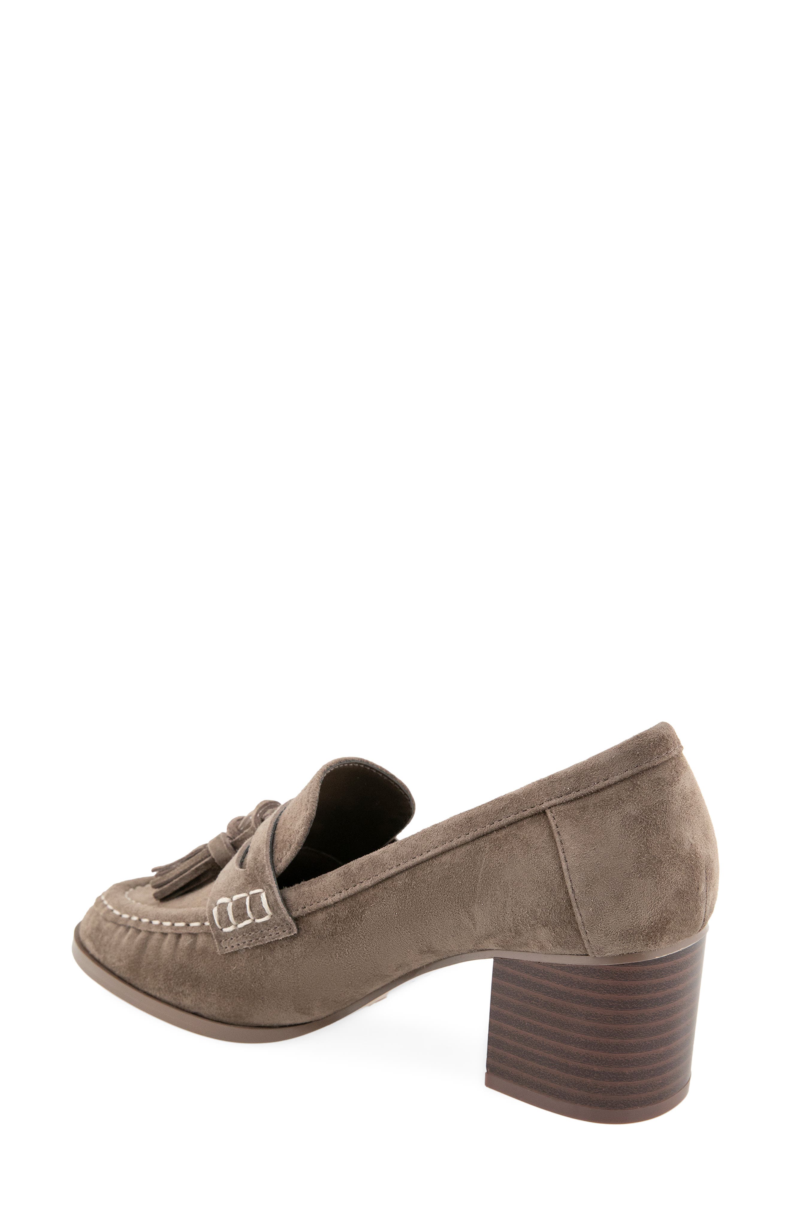 Splendid Martha Tassel Loafer Pump, Alternate, color, Taupe Gray