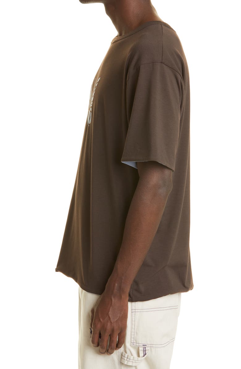 Needles Reversible Papillon Logo Graphic Tee, Alternate, color,