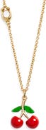 COACH Cherry Pendant Necklace