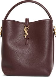Saint Laurent Le 37 Supple Leather Bucket Bag
