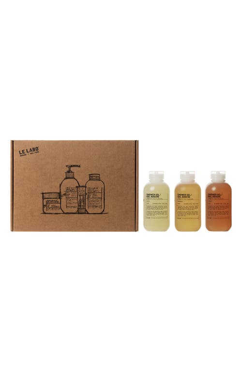Le Labo Shower Gel Set In Transparent