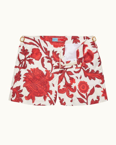 Setter x La DoubleJ Dragonflower Shorter-Length Tailored-Fit Swim Shorts