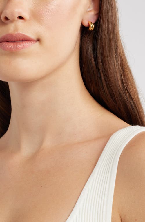 Nordstrom Demi Fine Teardrop J-hoop Earrings In Gold