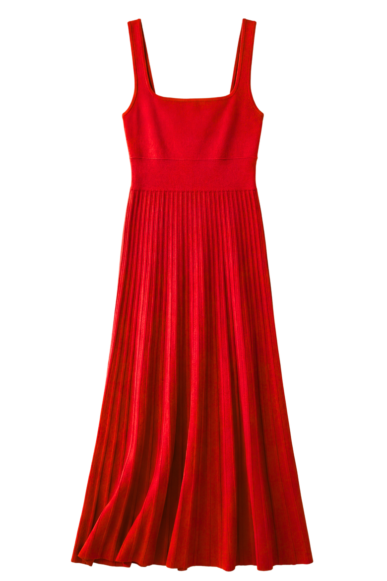 Women's Eden Sheer Cocktail Dress, Main, color, Red