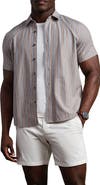 Rhone Brezza Performance Short Sleeve Button-Up Shirt