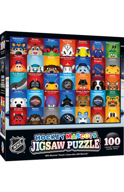 NHL Mascots 100 Piece Jigsaw Puzzle