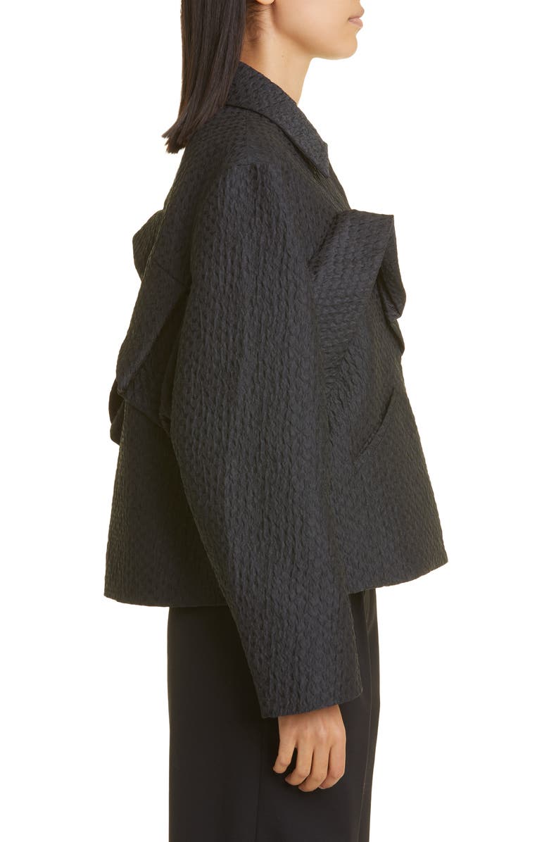 Cecilie Bahnsen Spencer Brisa Matelassé Coat, Alternate, color,