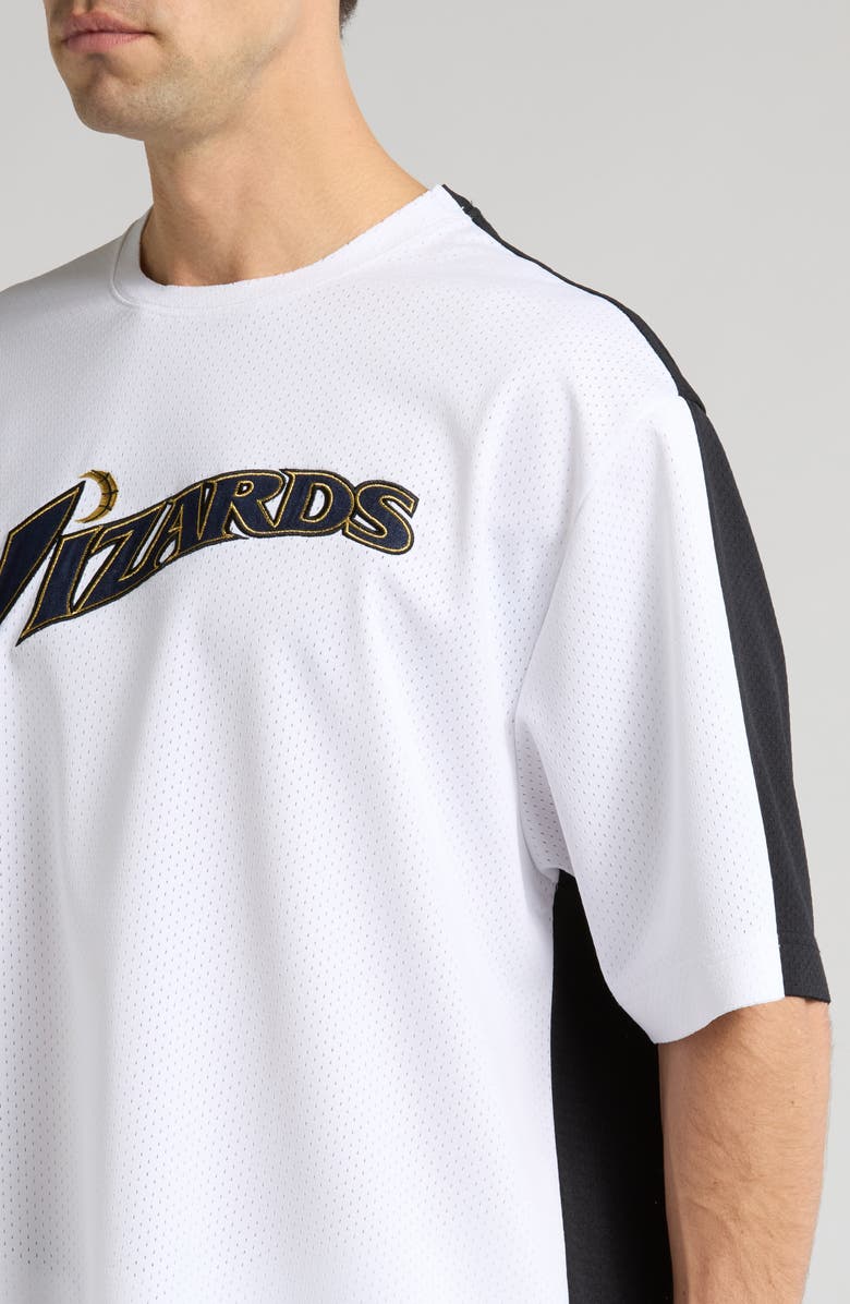 PURPLE BRAND Washington Wizards Mesh T-Shirt, Alternate, color, White Multi