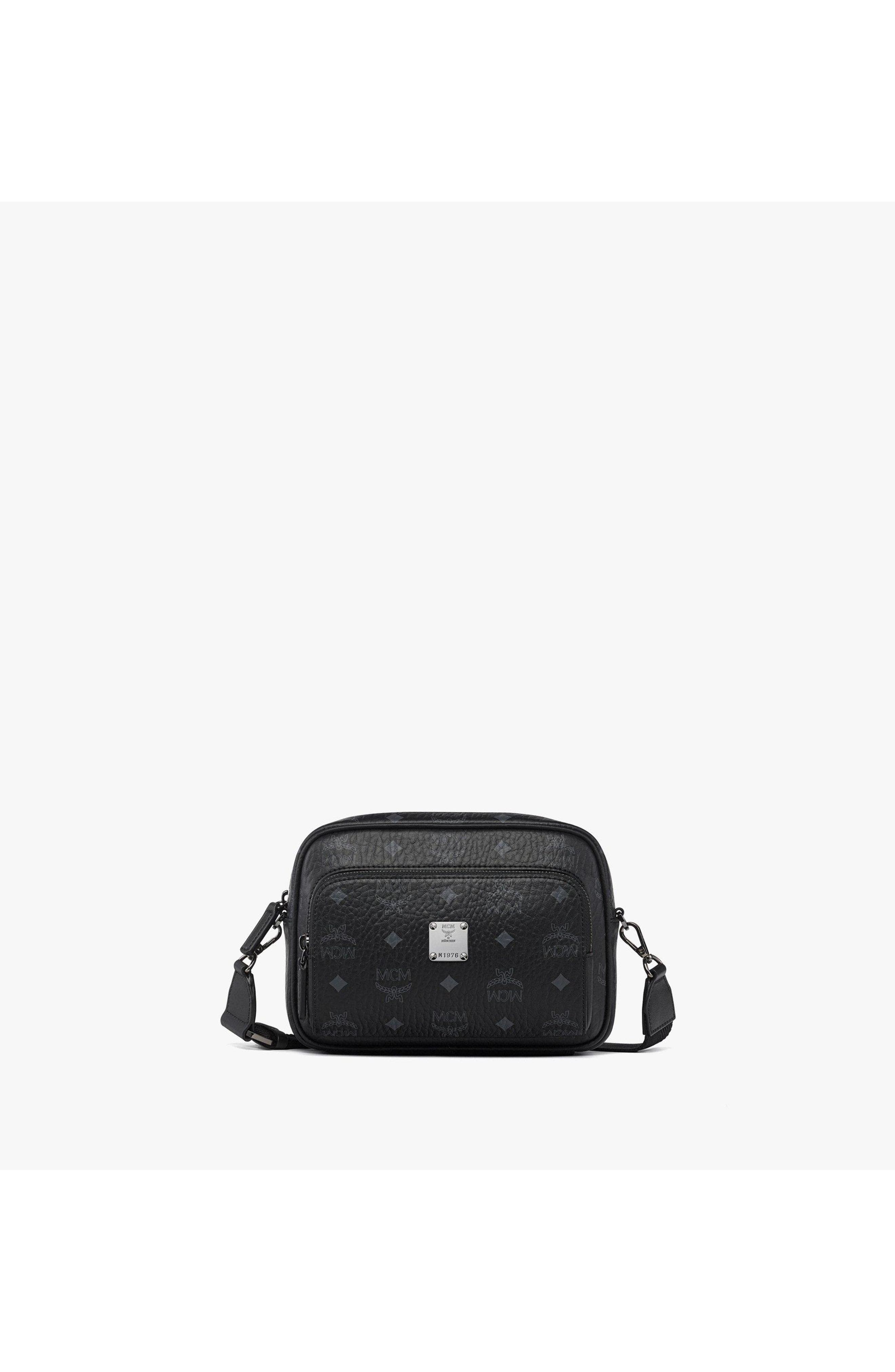 Small Aren Crossbody in Visetos, Main, color, Black