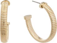 Juvell Textured Hoop Earrings