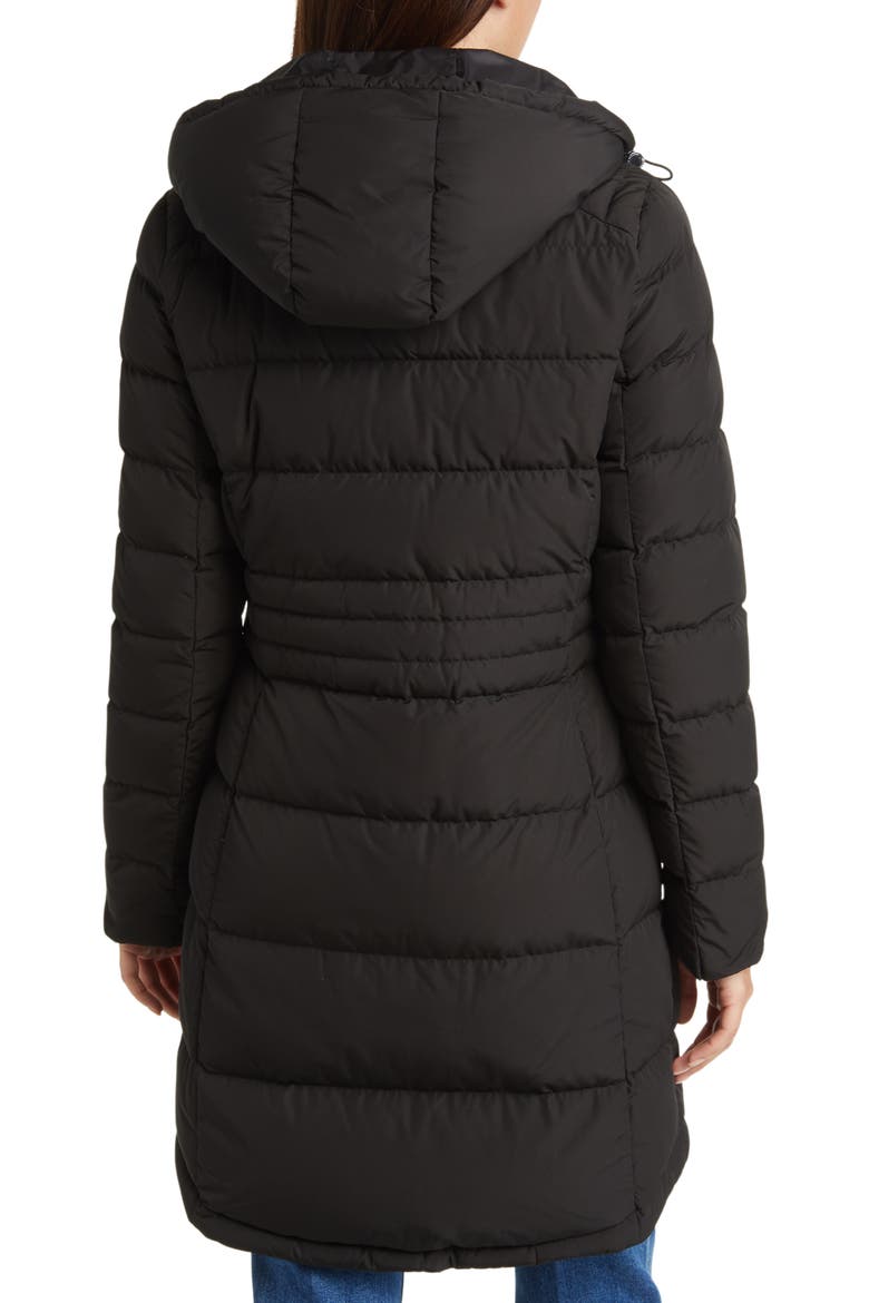 Hooded 650 Fill Power Down Puffer Jacket, Alternate, color, BLACK