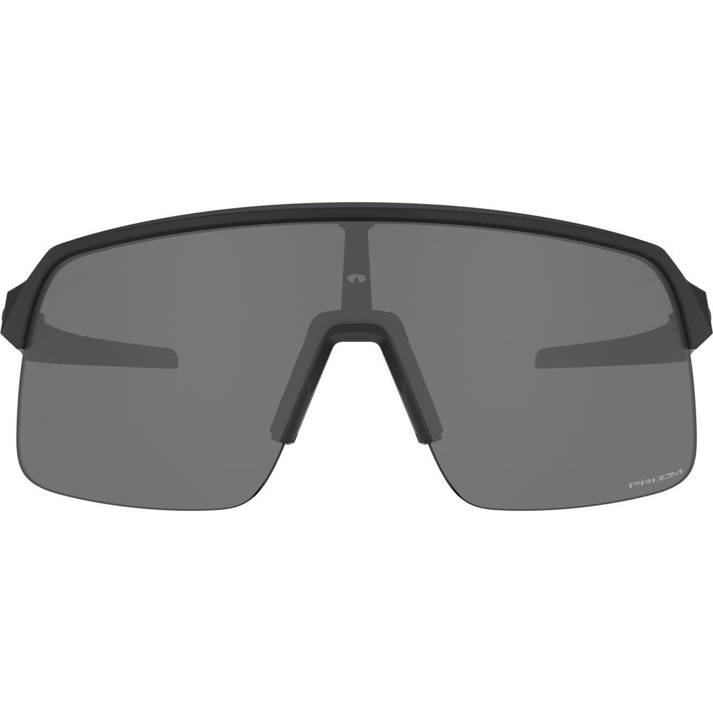 Oakley Sutro Lite 139mm Prizm™ Wrap Shield Sunglasses In Gray