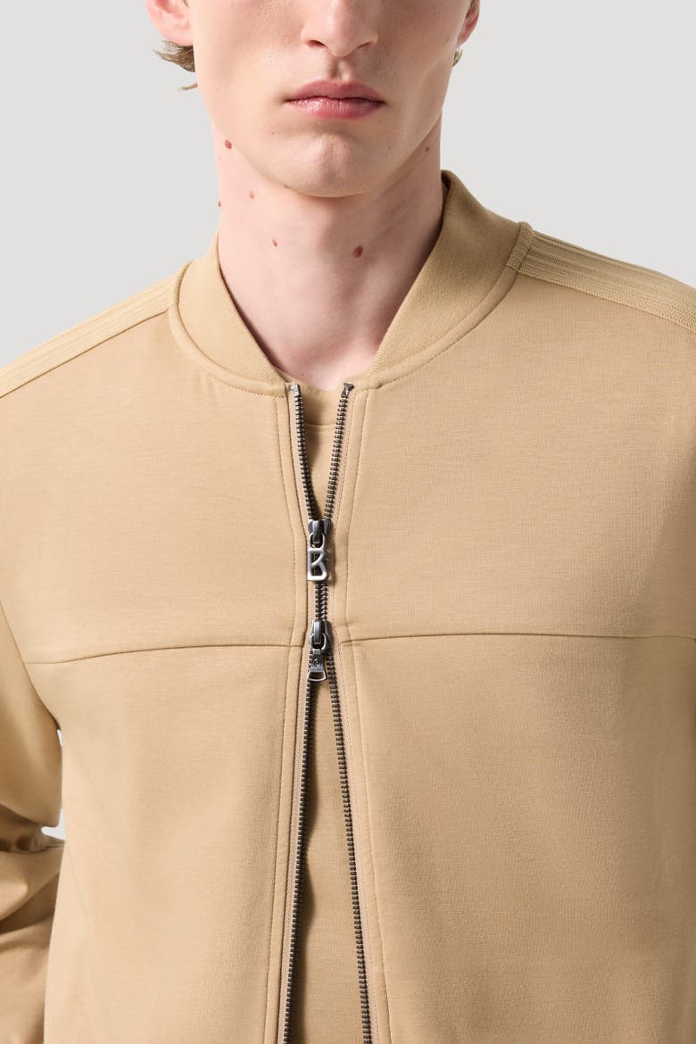 Lennox Jersey Jacket, Alternate, color, Camel