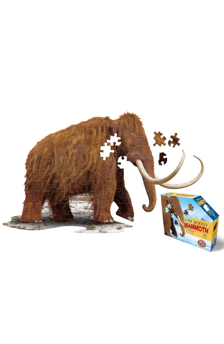Madd Capp Woolly Mammoth 100 Piece Jigsaw Puzzle, Alternate, color, Multicolored