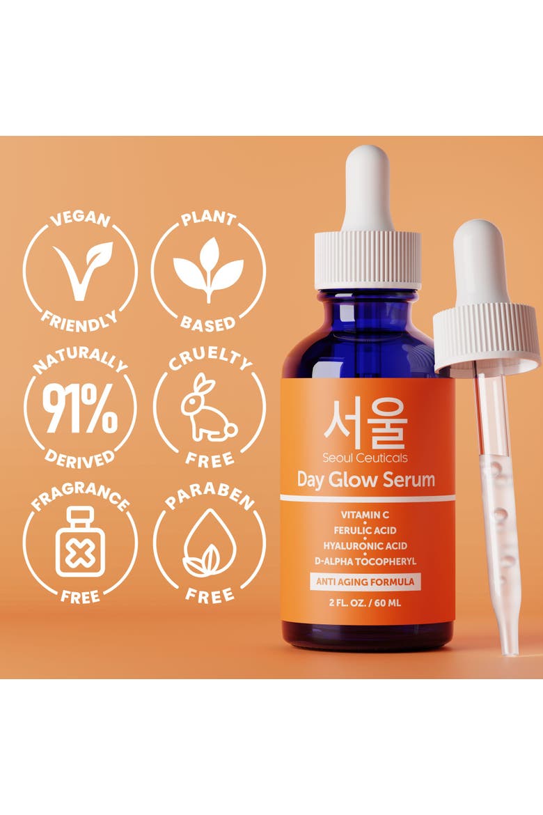Korean Skincare Day Glow Vitamin C Serum K Beauty Skincare, Alternate, color, Clear