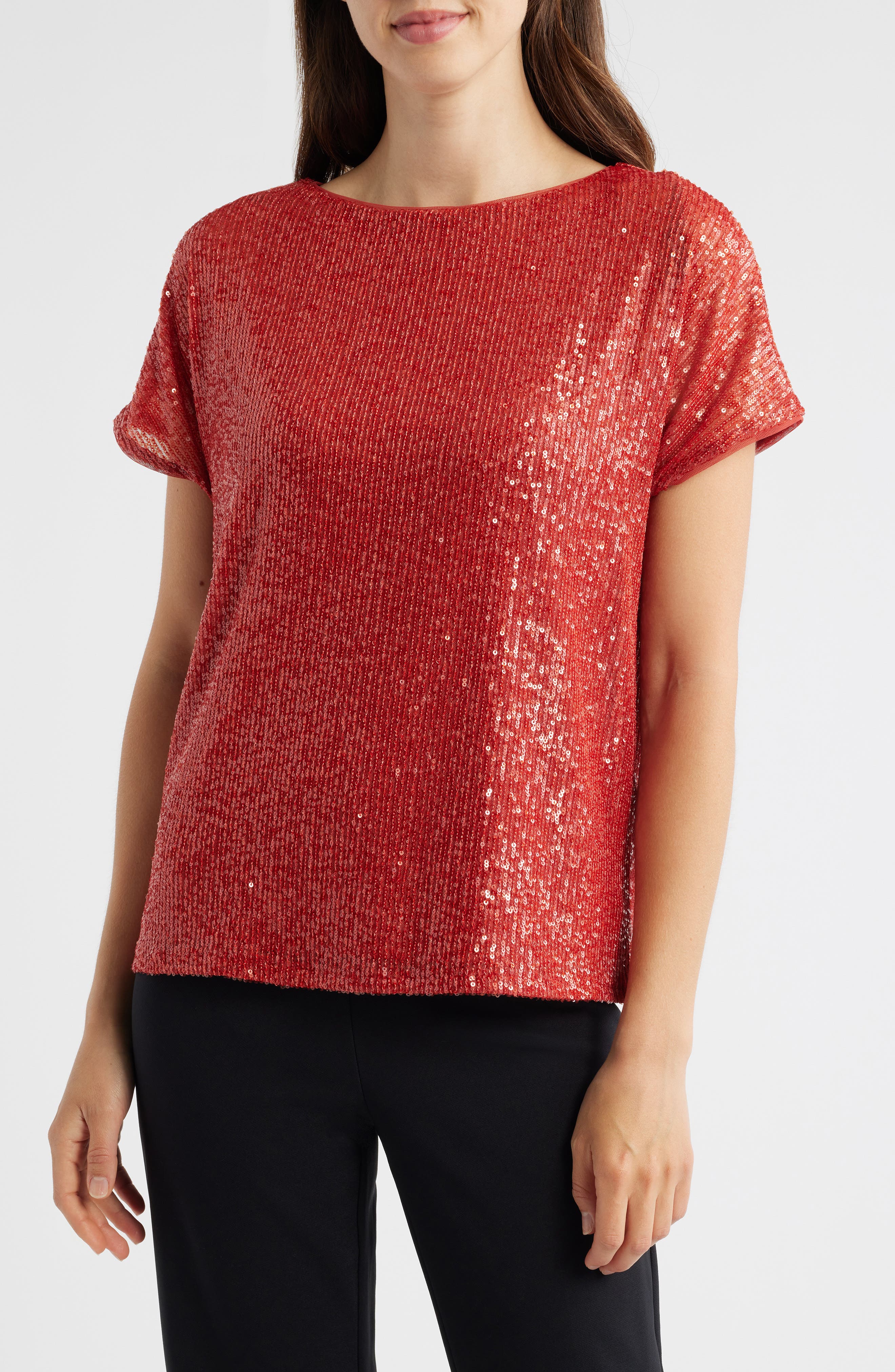 2 way sequin tops