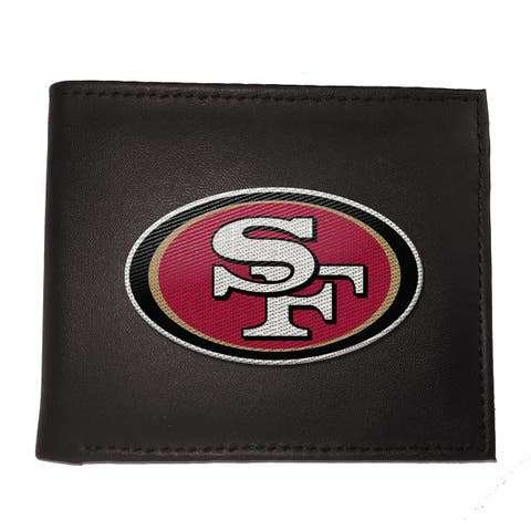 San Francisco 49ers Synthetic Leather Embroidered Bifold Wallet