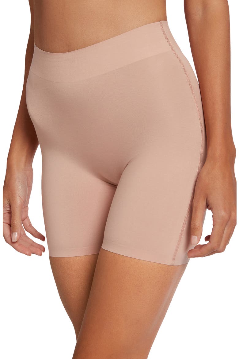 Cotton Contour Control Shaping Shorts, Alternate, color, ROSE