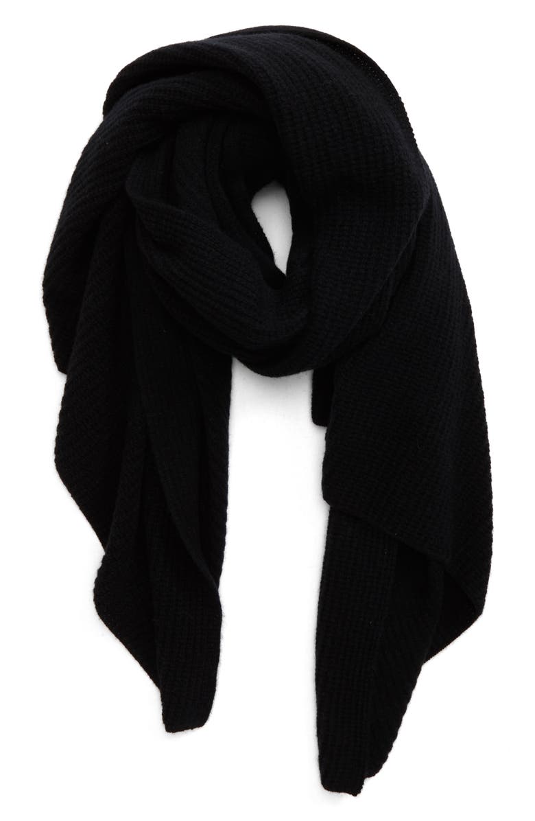 Halogen<sup>®</sup> Textured Cashmere Scarf, Main, color, 