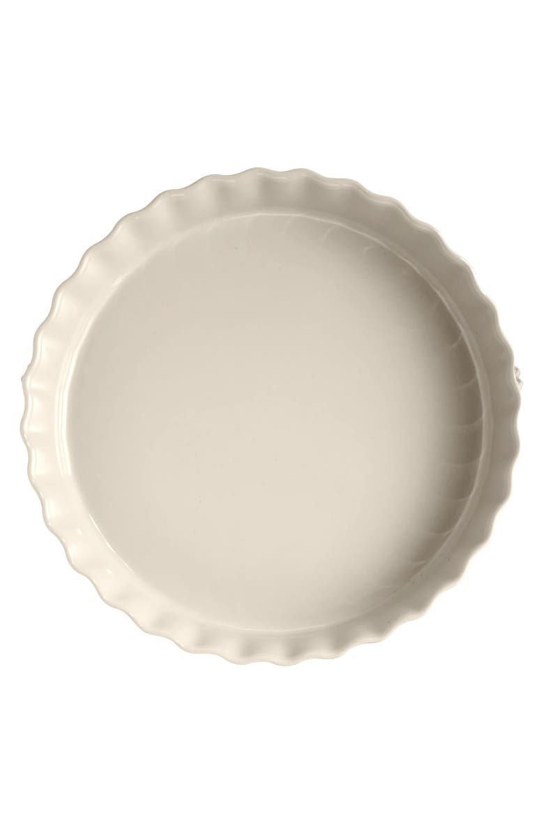 Emile Henry 12.6" x 2.2" Extra Large Deep Tart Dish, Alternate, color, Clay