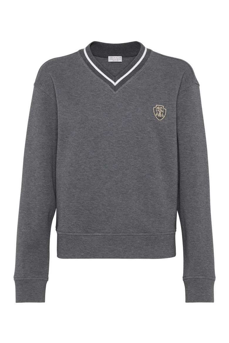 Sweatshirt with logo, Main, color, Lead