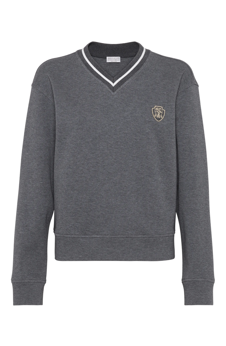 Brunello Cucinelli Sweatshirt with logo, Main, color,