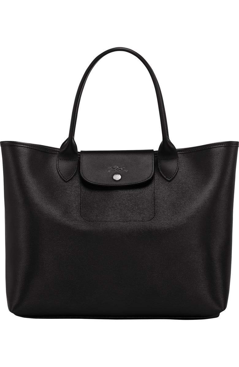 Longchamp Le Pliage City Coated Canvas Tote, Main, color,