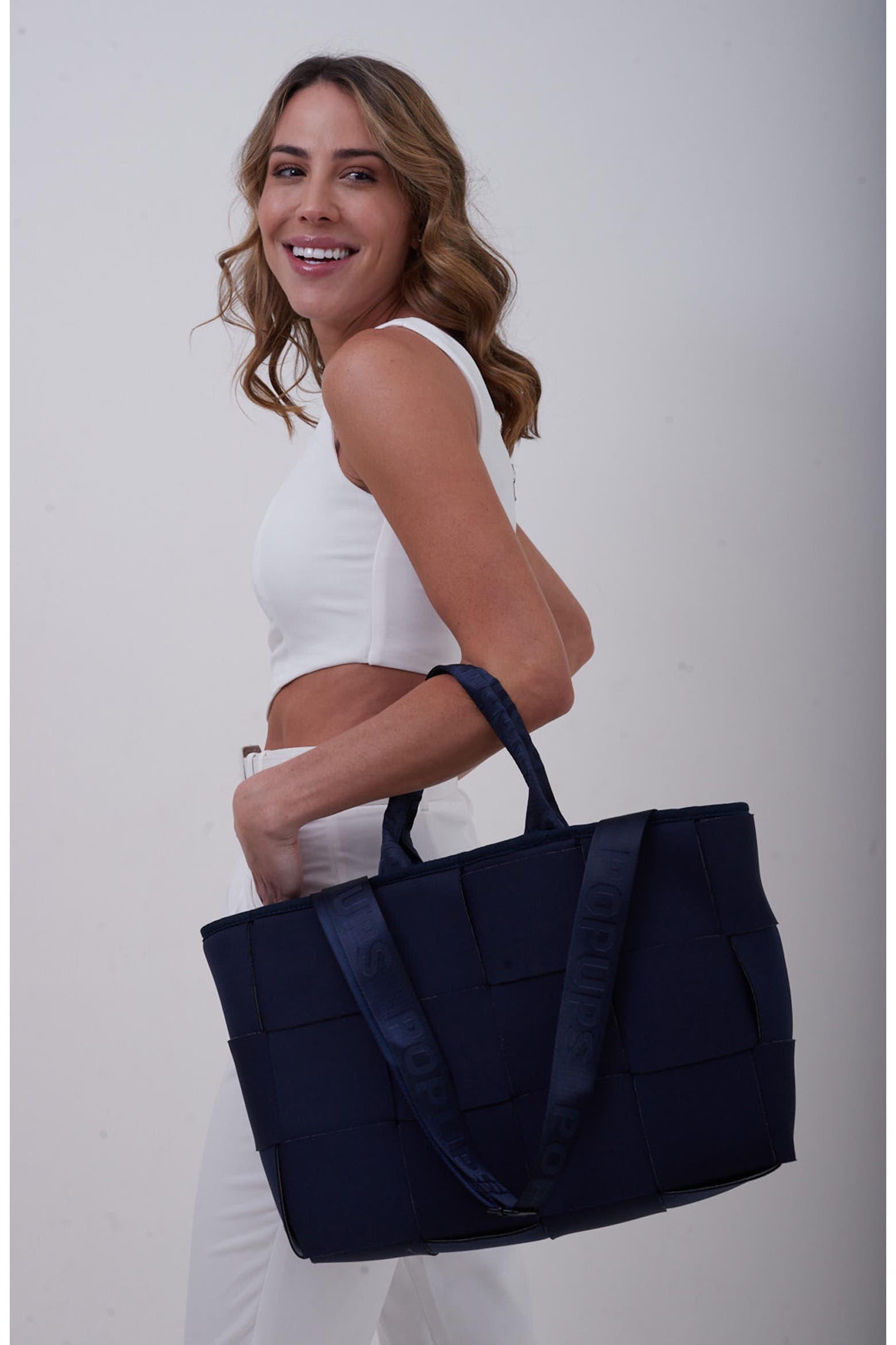 Icon Water Resistant Woven Neoprene Tote Bag (Women) | Nordstromrack