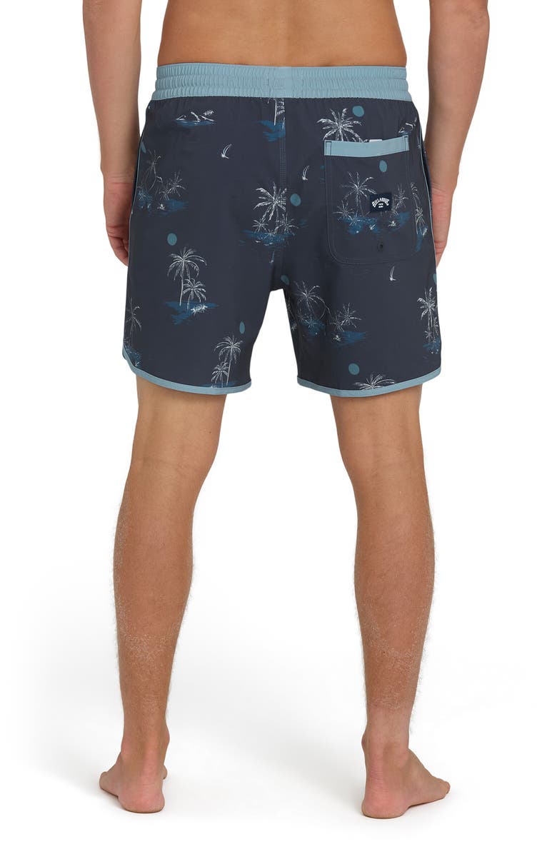 Billabong Seventy Three Layback Swim Trunks, Alternate, color, True Navy
