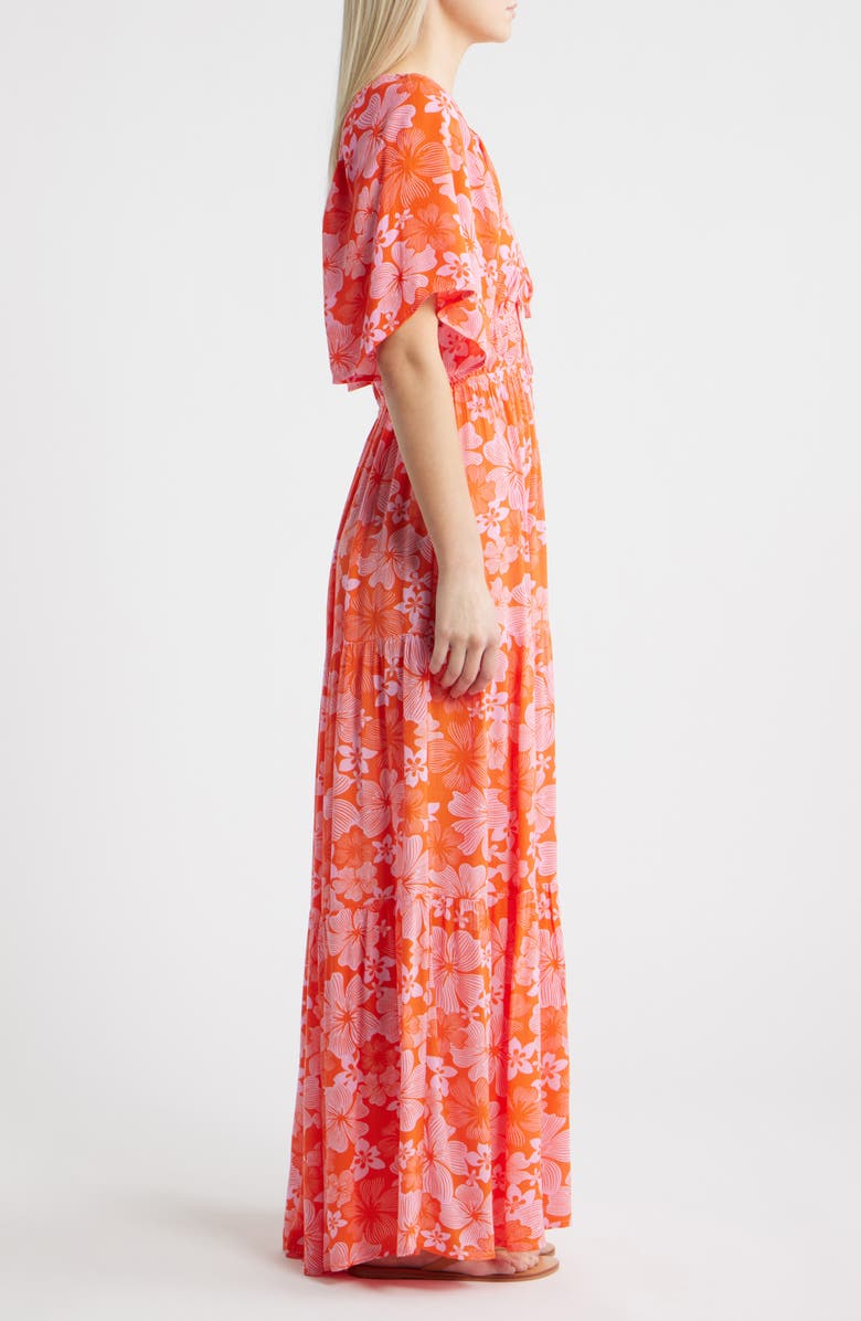 Rip Curl Aloha State Maxi Dress, Alternate, color, Red