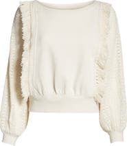 Free People Faff Fringe Sweater
