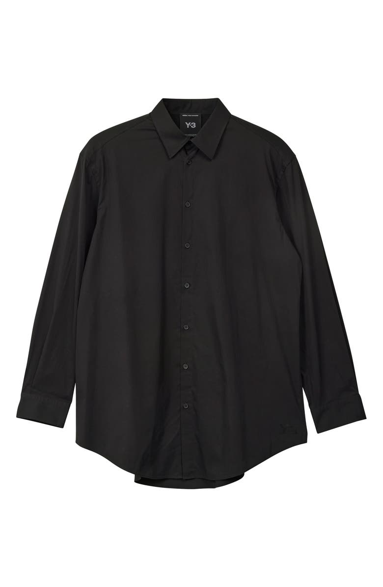 Y-3 Graphic Button-Up Shirt, Alternate, color, 