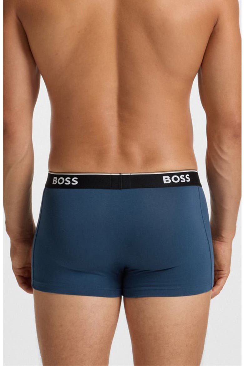 Assorted 3-Pack Power Stretch Cotton Trunks, Alternate, color, BLUE MULTI