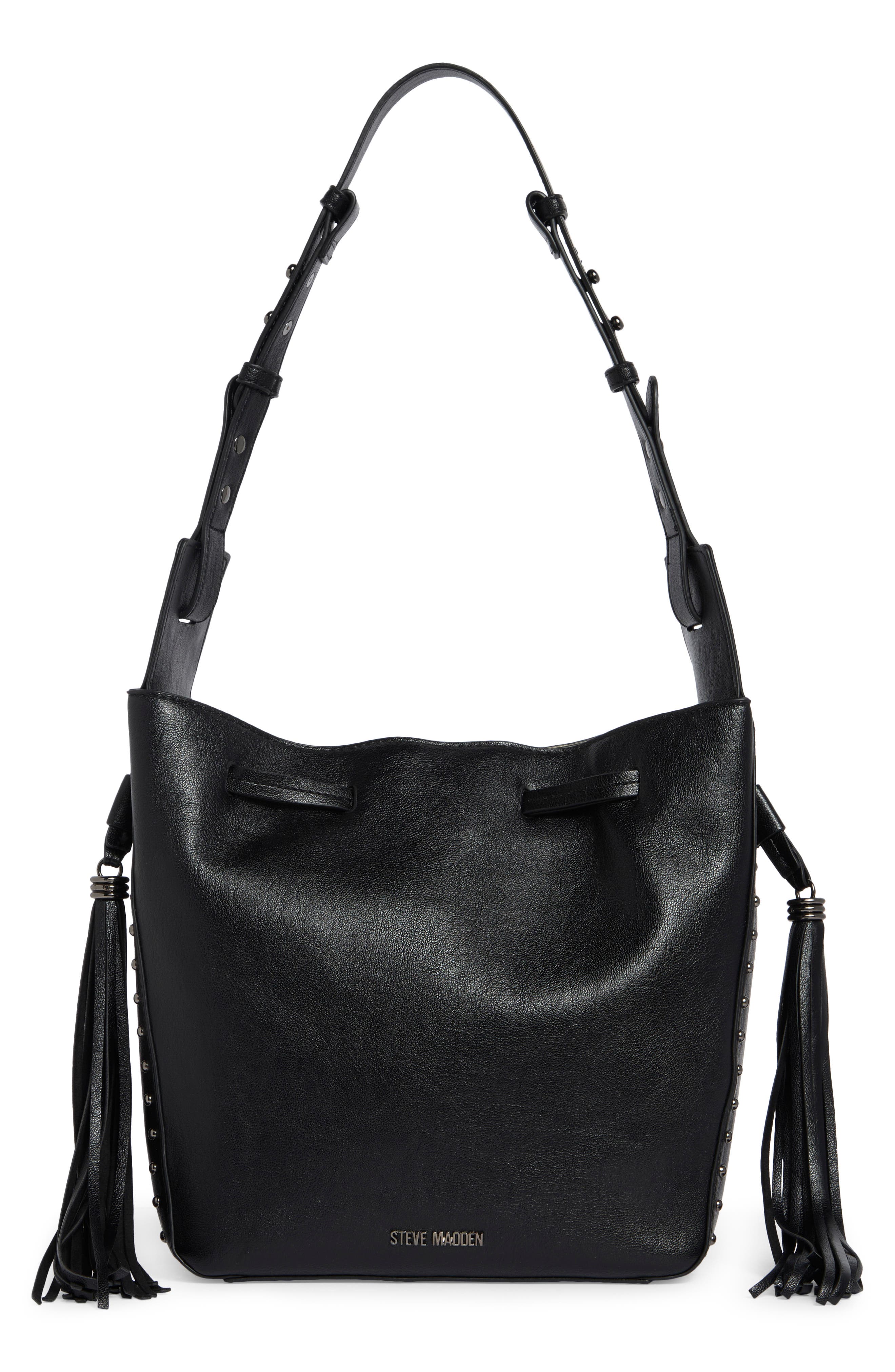 Steve Madden Suri Faux Leather Bucket Bag