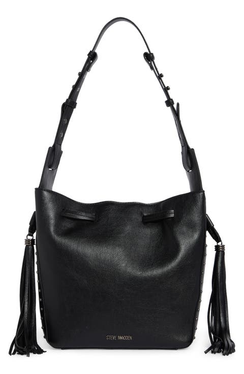 Suri Faux Leather Bucket Bag