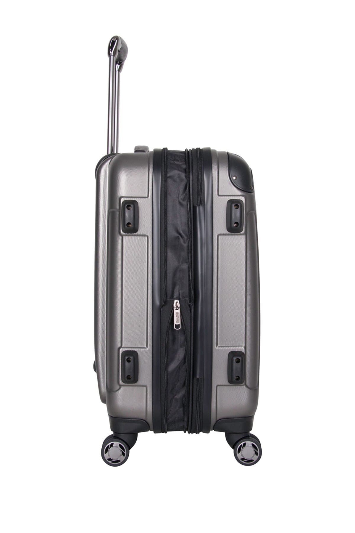 Kenneth Cole Reaction Renegade 3-Piece Lightweight Hardside Expandable Luggage Set, Alternate, color, Silver
