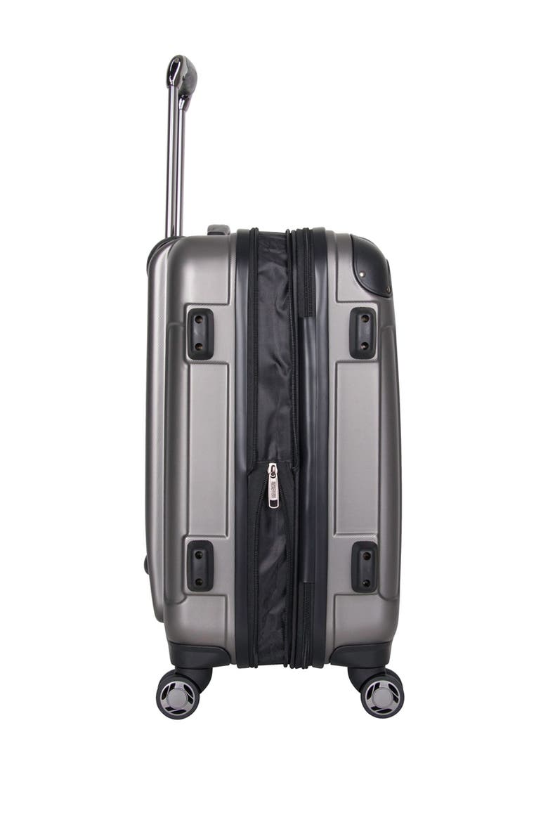 Renegade 3-Piece Lightweight Hardside Expandable Luggage Set, Alternate, color, SILVER