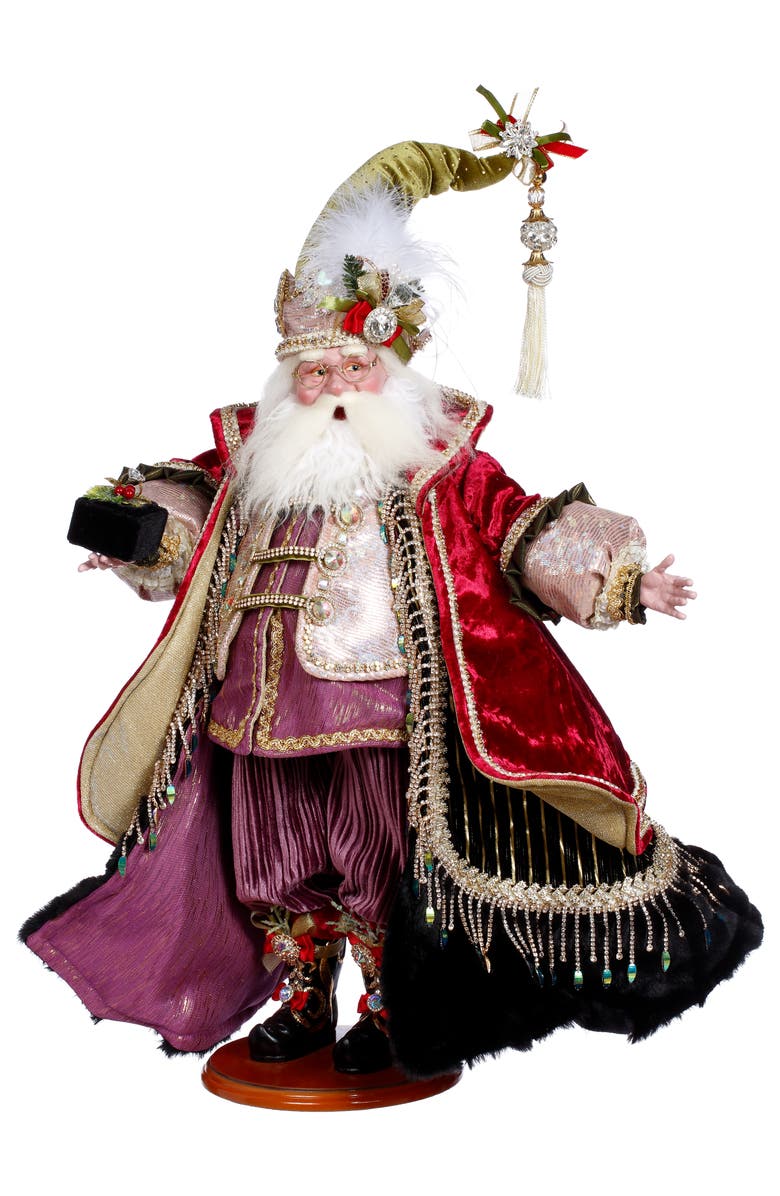 Mark Roberts Diamonds are Forever Santa, Main, color, Plum