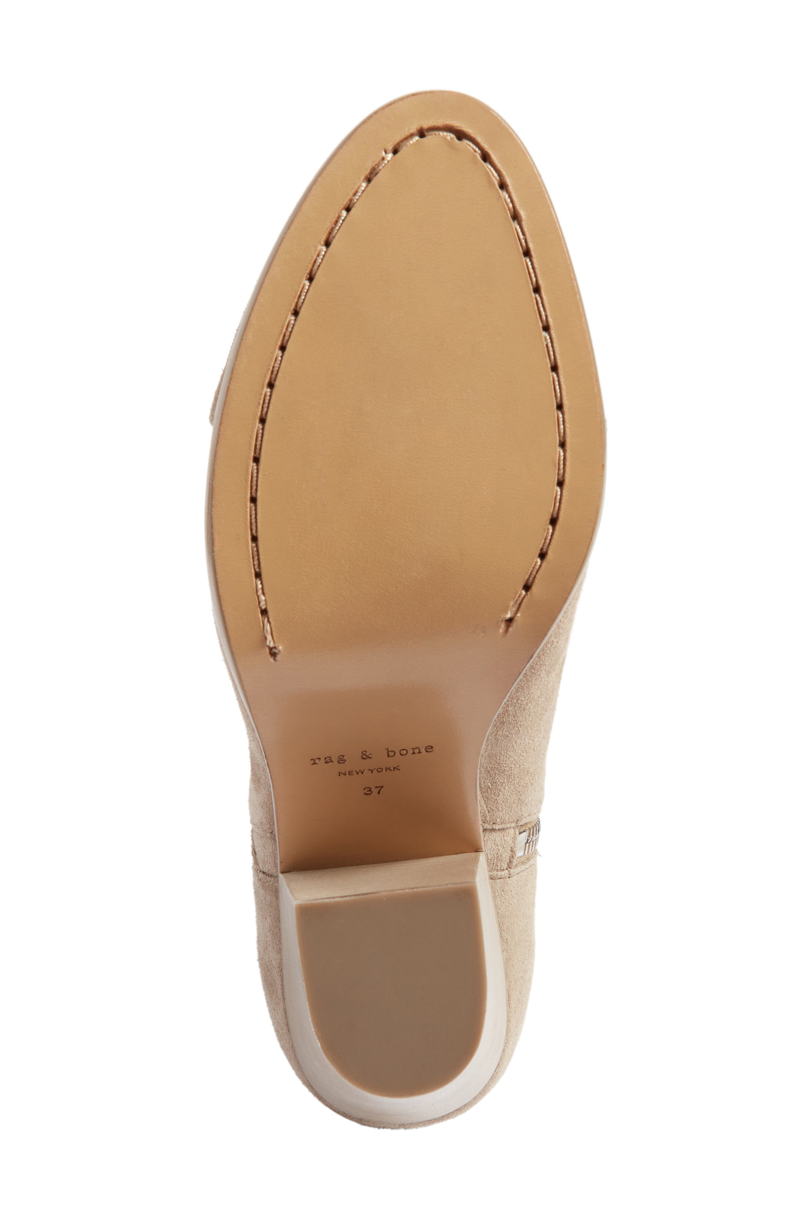 rag & bone Margot Fringe Cap Toe Bootie, Alternate, color, 