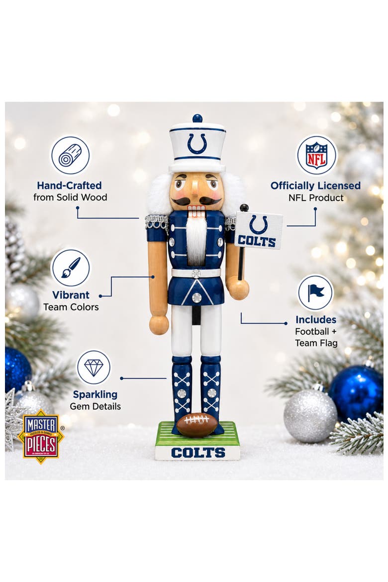 Indianapolis Colts Nutcracker, Alternate, color, Multicolor